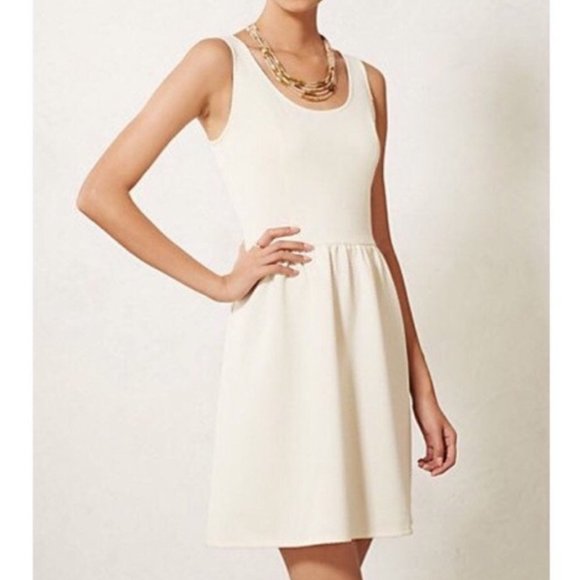Anthropologie Dresses & Skirts - ANTHROPOLOGIE Starry Nights Dress Ivory Cream NN25